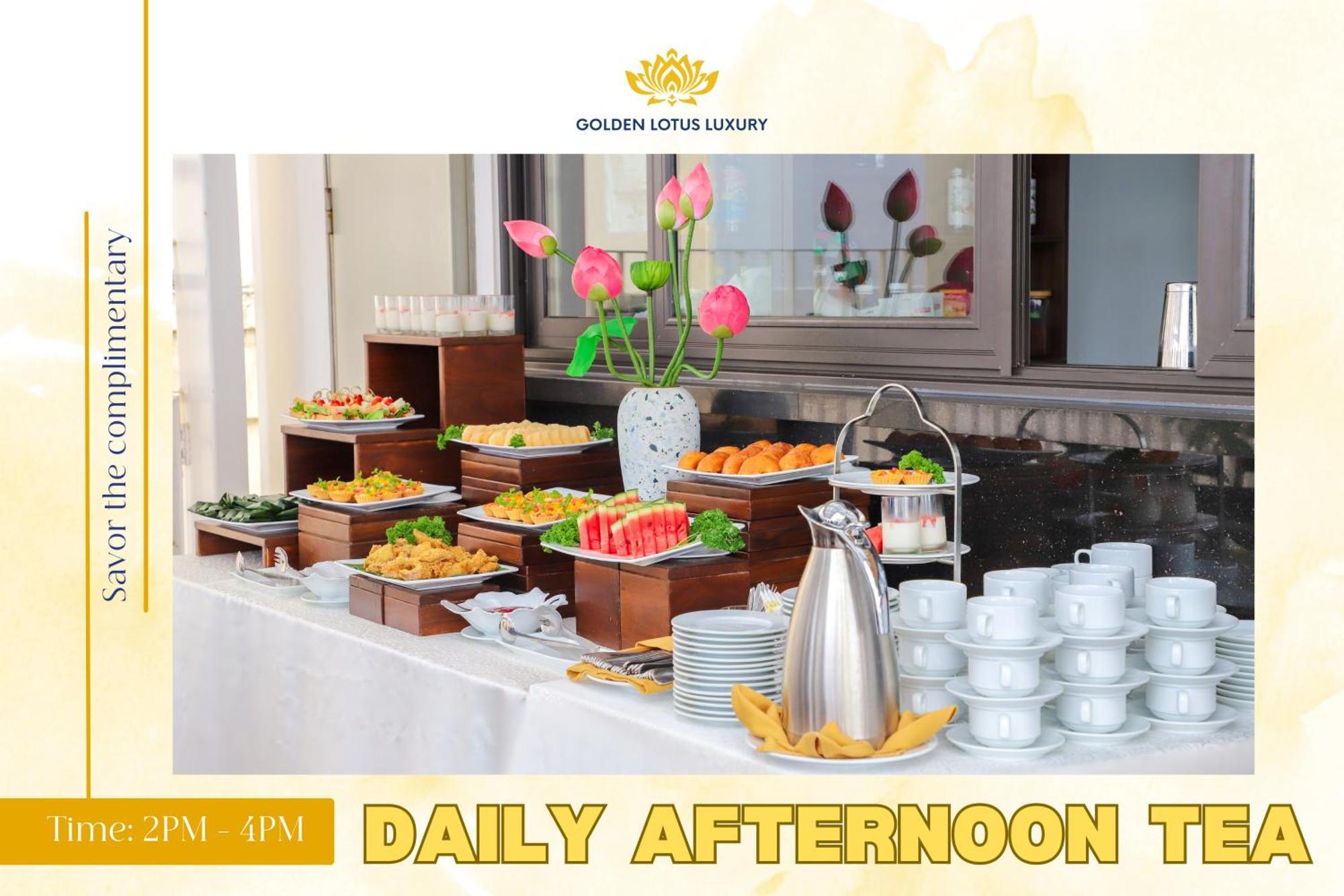 Golden Lotus Luxury Hotel Danang - Complimentary Daily Afternoon Tea ภายนอก รูปภาพ